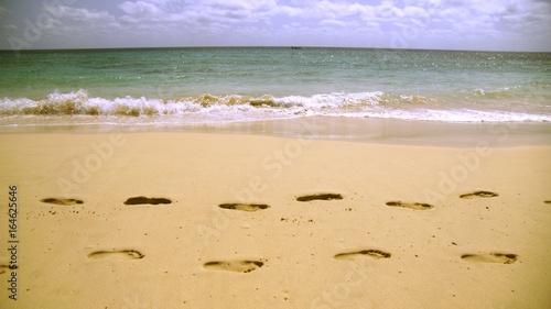 Steps in the sand