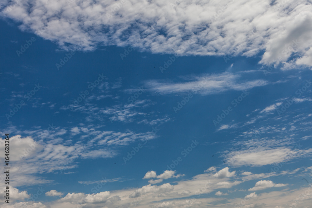Pretty blue sky with clouds Pretty blue sky with clouds