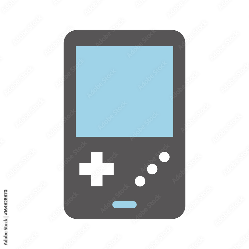 Portable video game console vector illustration design Portable video game console vector illustration design