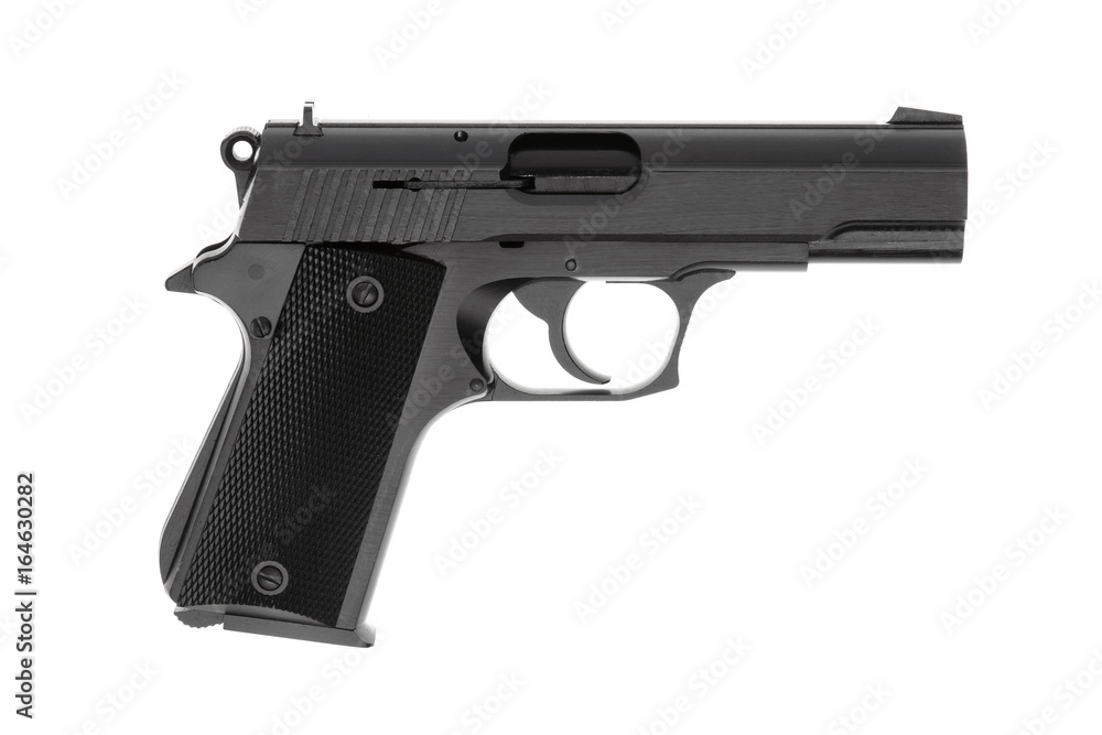 Pistol isolated on white Pistol isolated on white