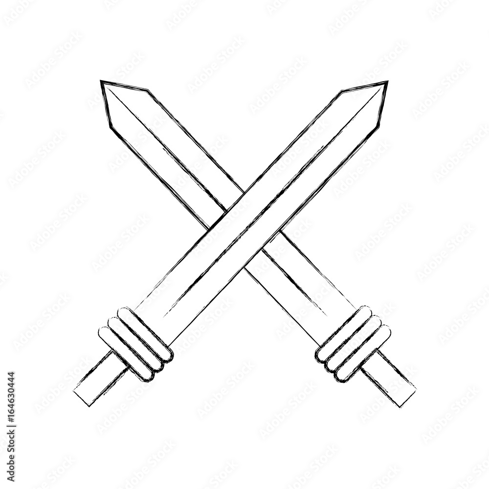 sword weapon warrior game vector illustration design sword weapon warrior game vector illustration design