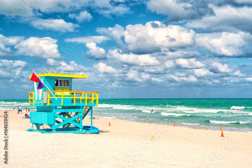 South Beach, Miami, Florida, lifeguard house © be free