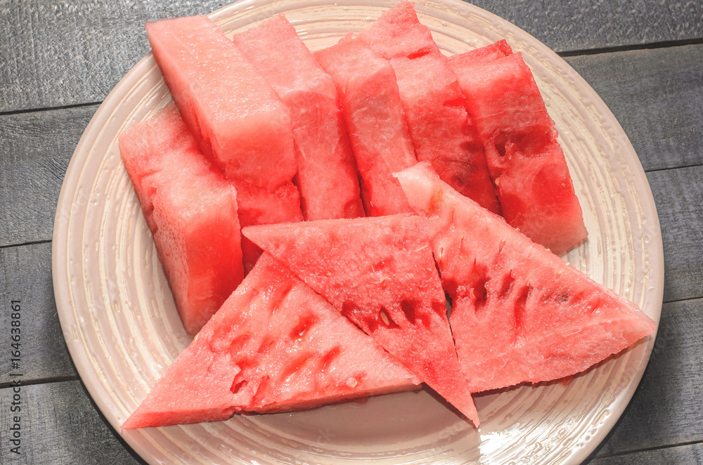 A few slices of watermelon A few slices of watermelon