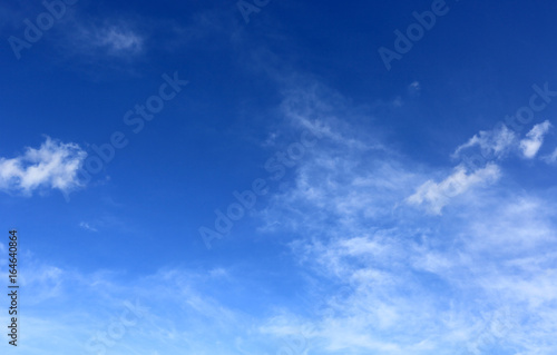 summer sky with clouds