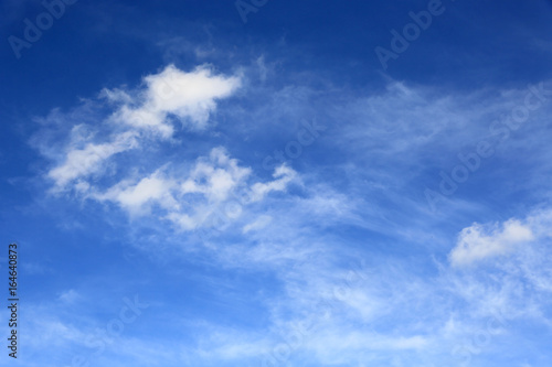 view in clouds in sky