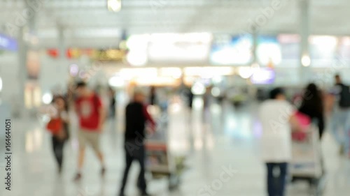 Wallpaper Mural Defocused of Hong Kong airport Torontodigital.ca
