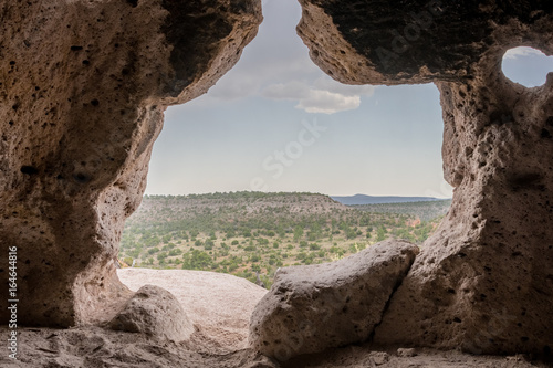 Looking Out Over Bandelier National Monument photo