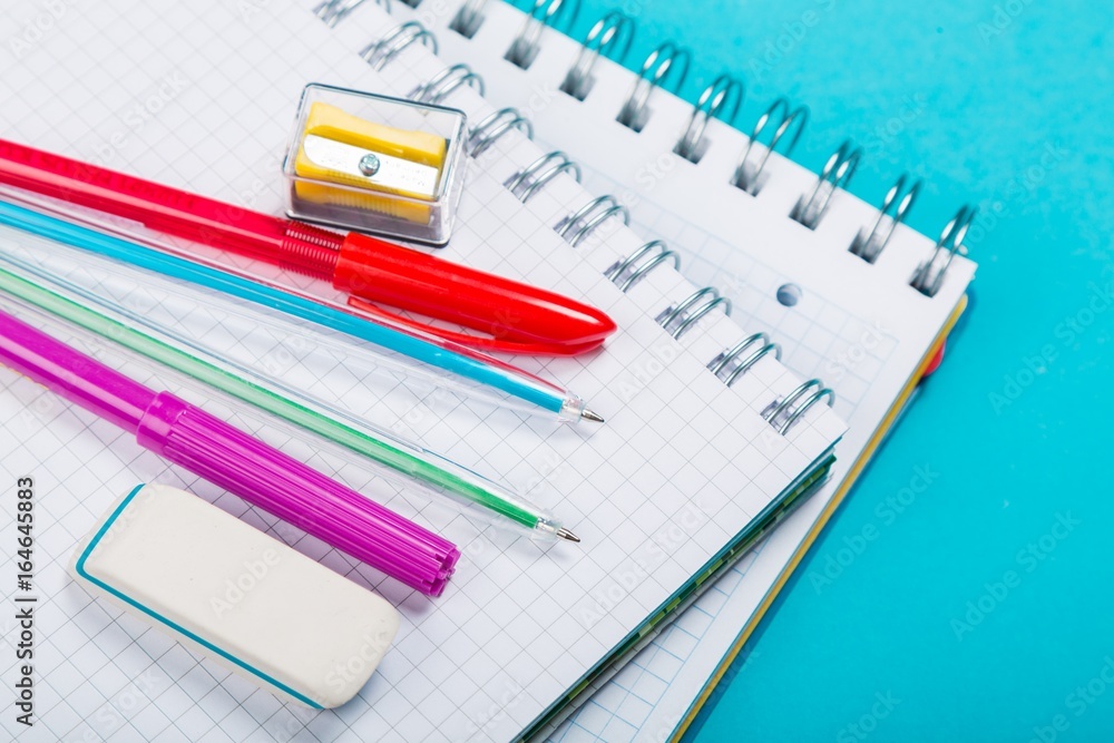 School supplies. School supplies.