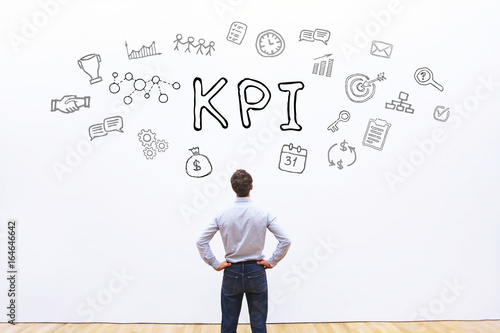 KPI concept, key performance indicator