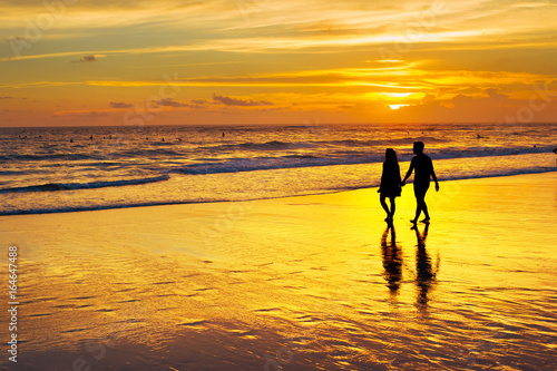 Couple on a tropical beach