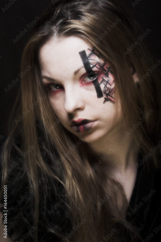 Fototapeta premium Creative face paint