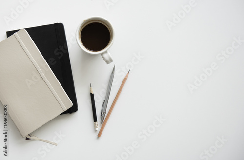 Photography Notebook Pencil Coffee Work Station