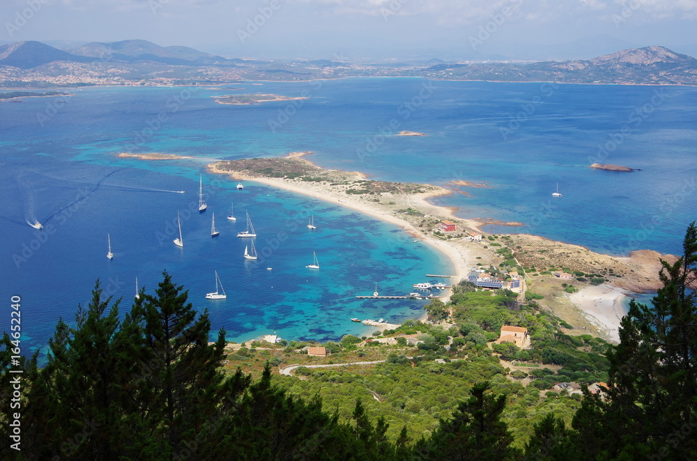 Aerial view of Tavolara Aerial view of Tavolara