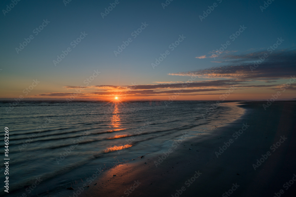 Sunset Pacific Ocean Sunset Pacific Ocean