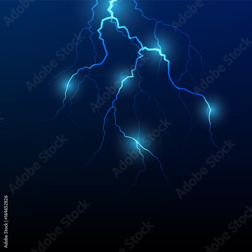 vector lightning flash stri...