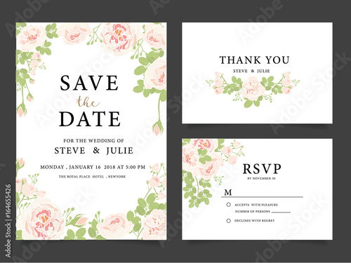 wedding invitation card template