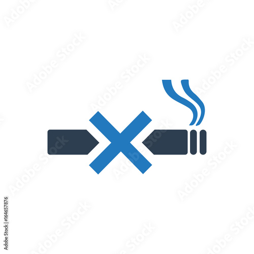 Картината върху платно No Smoking Icon