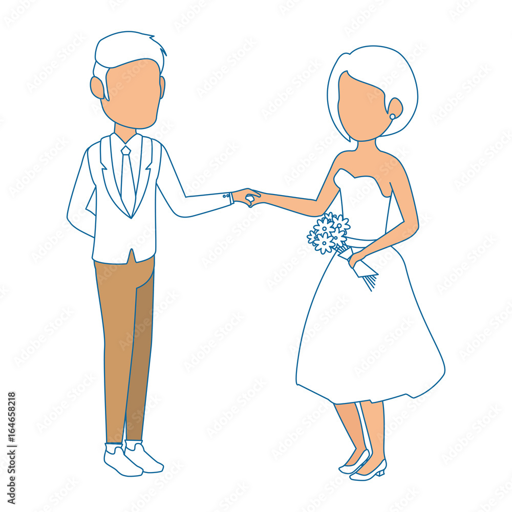 isolated cute newlywed couple icon vector illustration graphic design isolated cute newlywed couple icon vector illustration graphic design