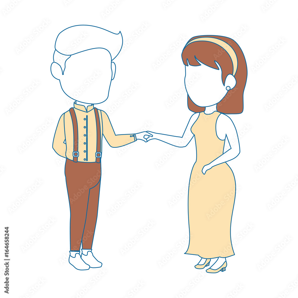 isolated cute newlywed couple icon vector illustration graphic design isolated cute newlywed couple icon vector illustration graphic design