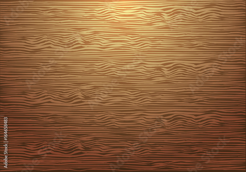 Abstract gold brown wood wall with light background texture vector illustration.