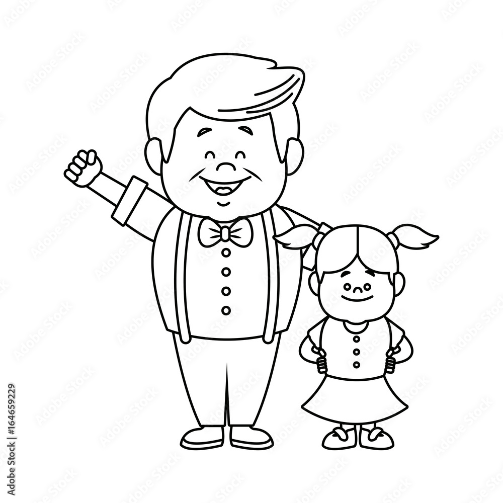 grandfather and girl holding hands together fun grandfather and girl holding hands together fun