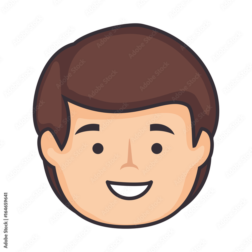 cartoon man icon over white background vector illustration cartoon man icon over white background vector illustration