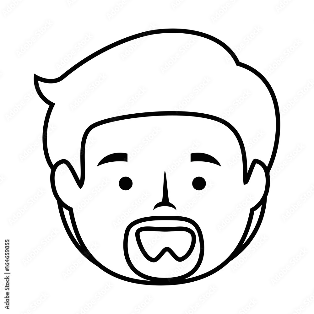 isolated cute man face icon vector illustration graphic design isolated cute man face icon vector illustration graphic design
