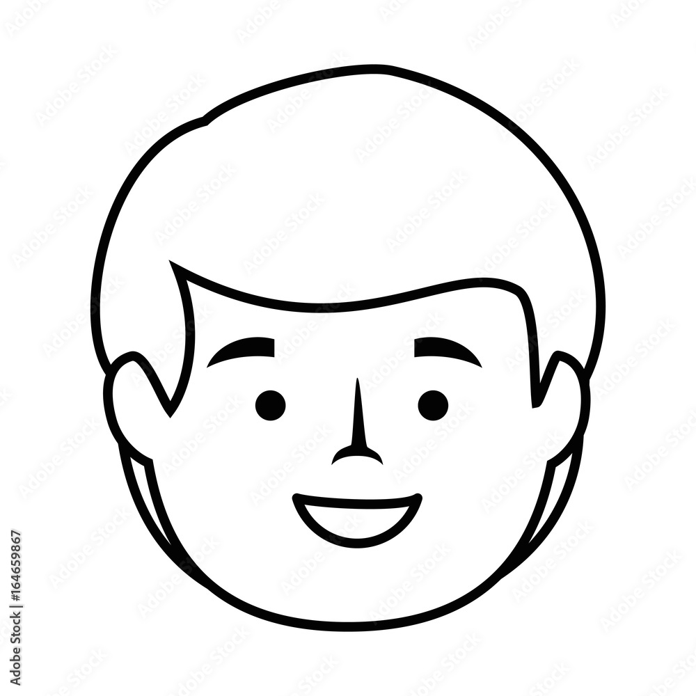 isolated cute man face icon vector illustration graphic design isolated cute man face icon vector illustration graphic design