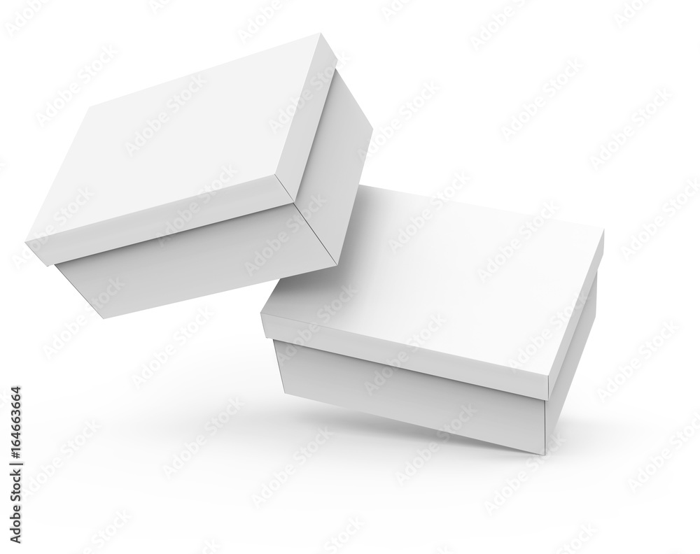 Blank paper box template Blank paper box template