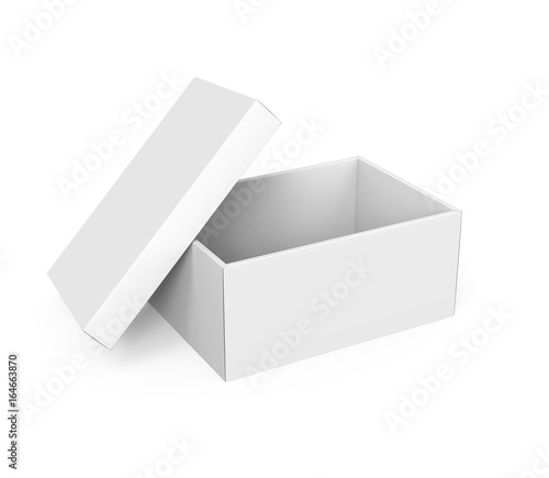 Blank paper box template