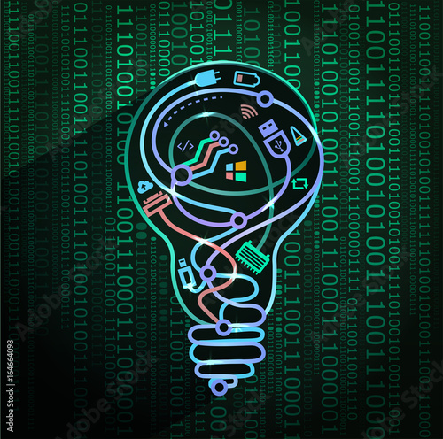 Concept of new technologies, 3d