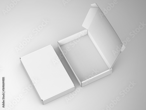 Blank tuck top box template