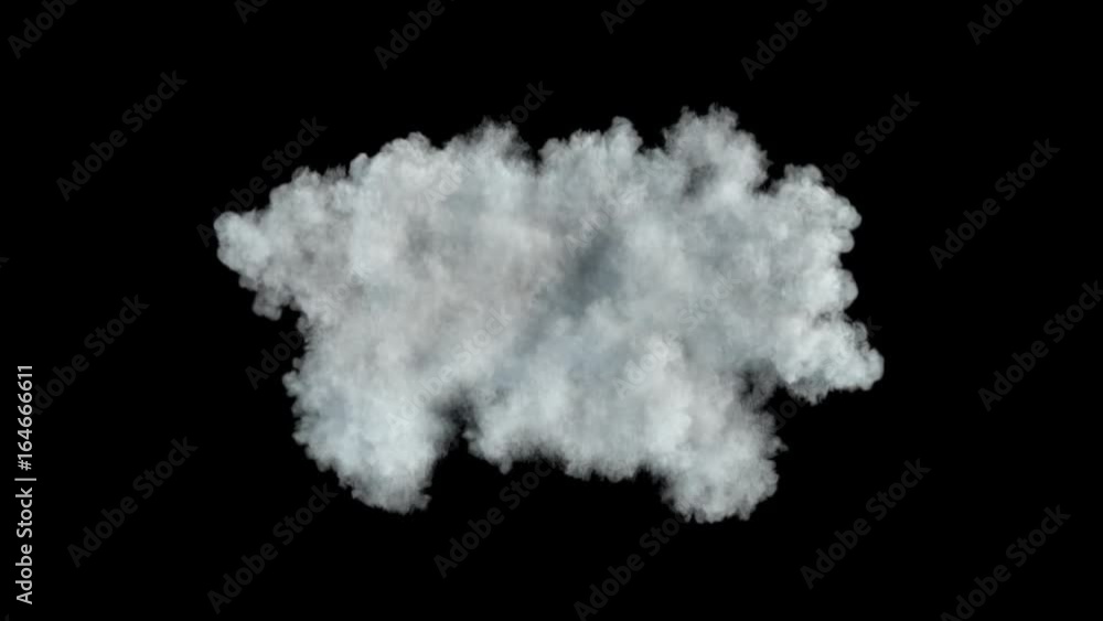 Middle size smoke puff / dust puff. Separated on pure black background, contains alpha channel. Middle size smoke puff / dust puff. Separated on pure black background, contains alpha channel.