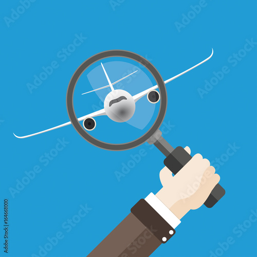 Flat Hand Loupe Flight Jet