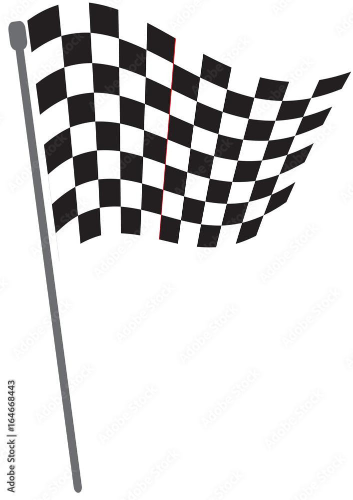 Black and white checkered flag or Black and white checkered background