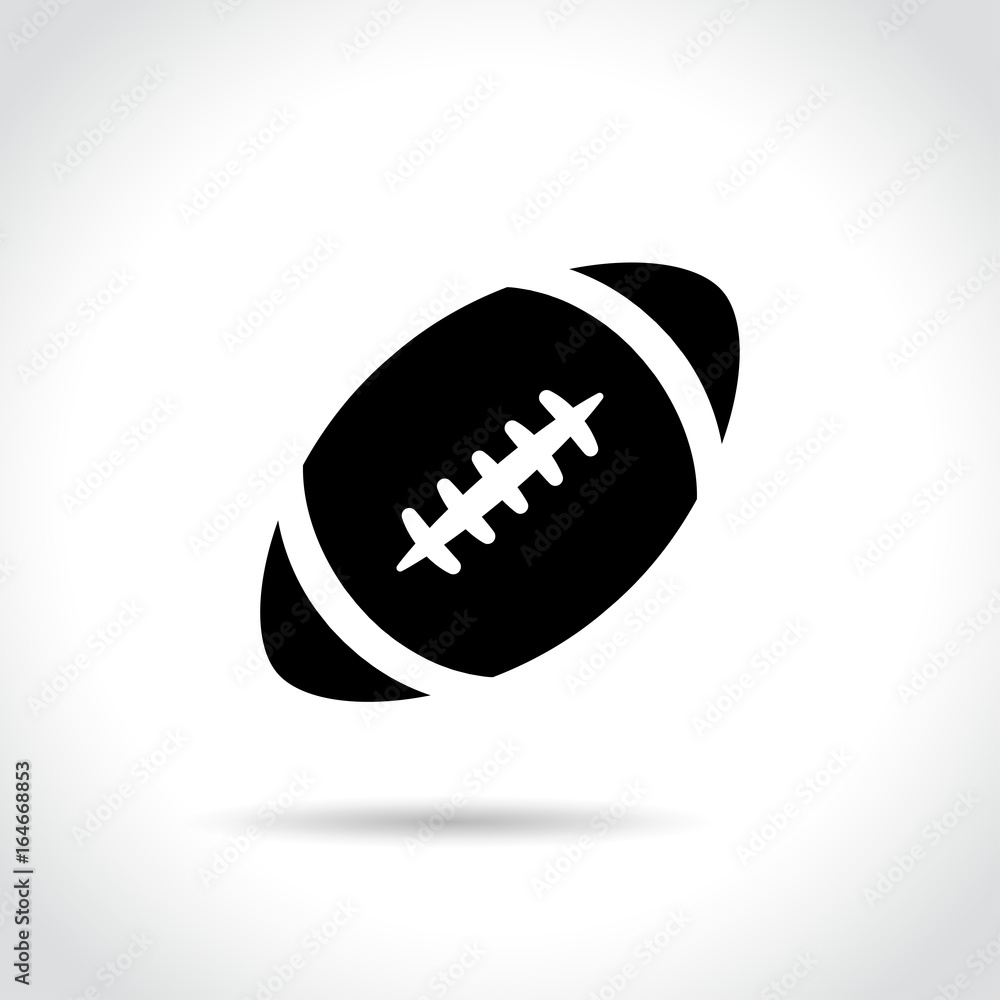 oval ball on white background oval ball on white background