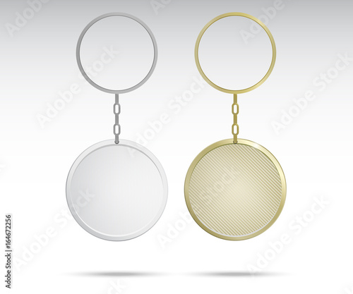 Realistic Metal and Plastic Keychains