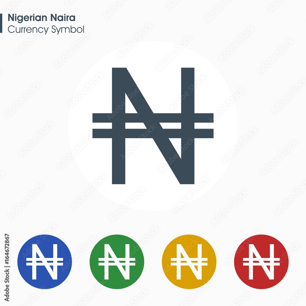 Nigerian Naira sign icon.Money symbol. Vector illustration. Nigerian Naira sign icon.Money symbol. Vector illustration.