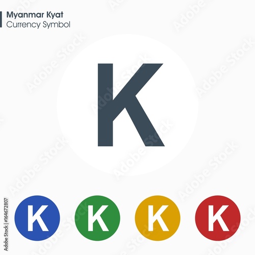 Free Download Myanmar Kyat sign icon.Money symbol. Vector illustration. - GFXLoad