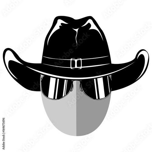 cowboy hat sunglasses var 2