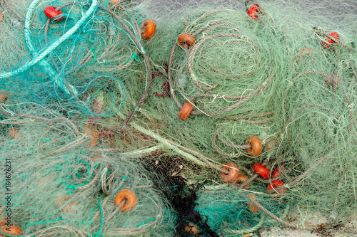 Matted fishing net