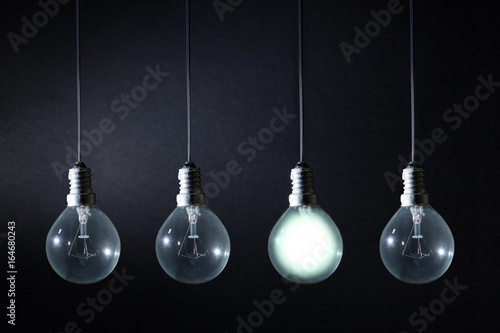 lampadina, luce, concetto, elettricità photo