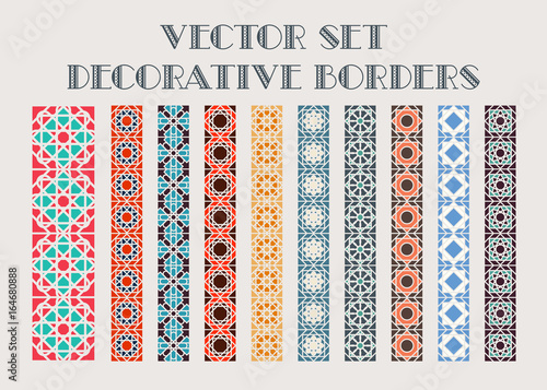 Vector decorative borders