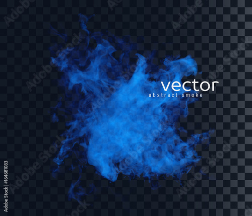 Vector illustration of smoky shape.
