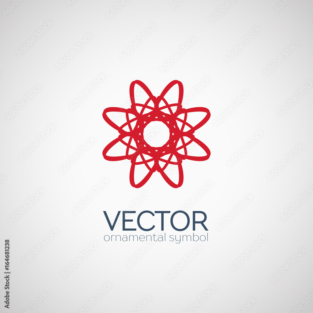 Vector geometric symbol Vector geometric symbol