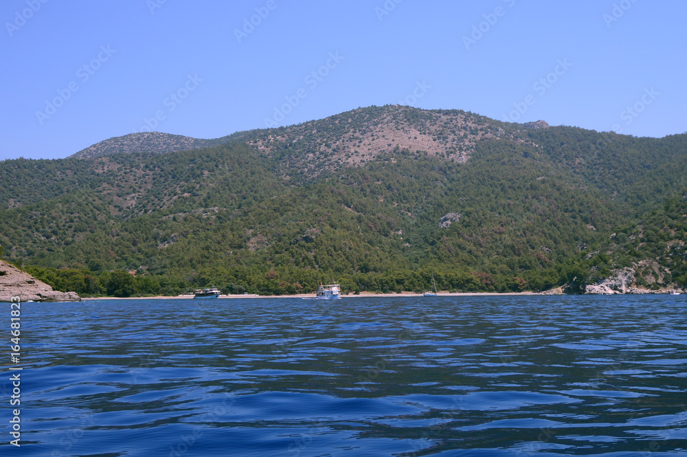 Beautiful Turquoise Cove Near Datca, in Mugla, Turkey