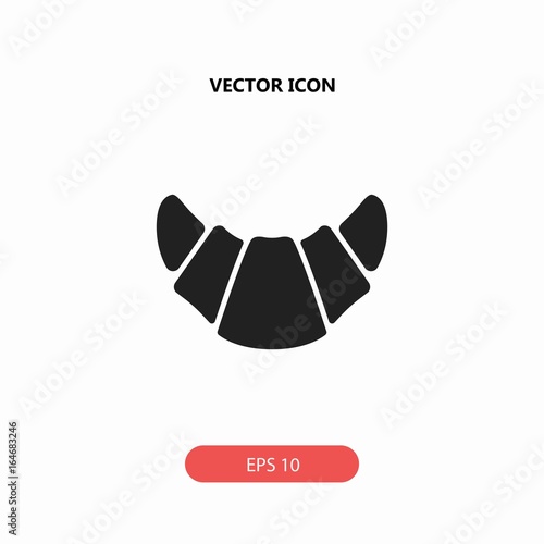 croissant vector icon