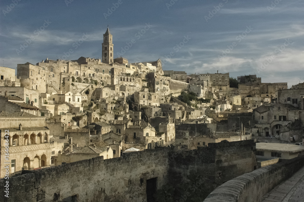 The beautiful townscape of Matera
