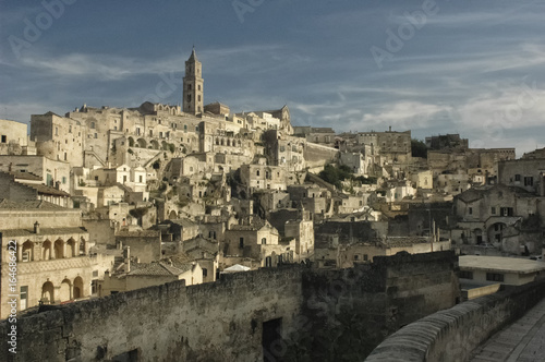 The beautiful townscape of Matera