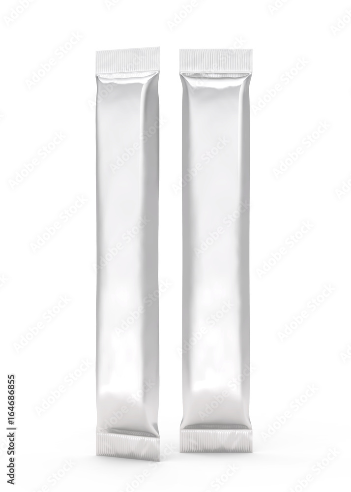 Blank stick pack mockup Blank stick pack mockup